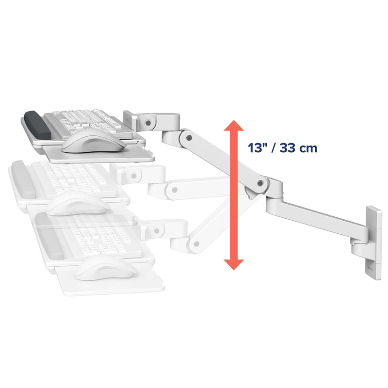 Ergotron LX Pro Wall Keyboard Arm White 45-685-290