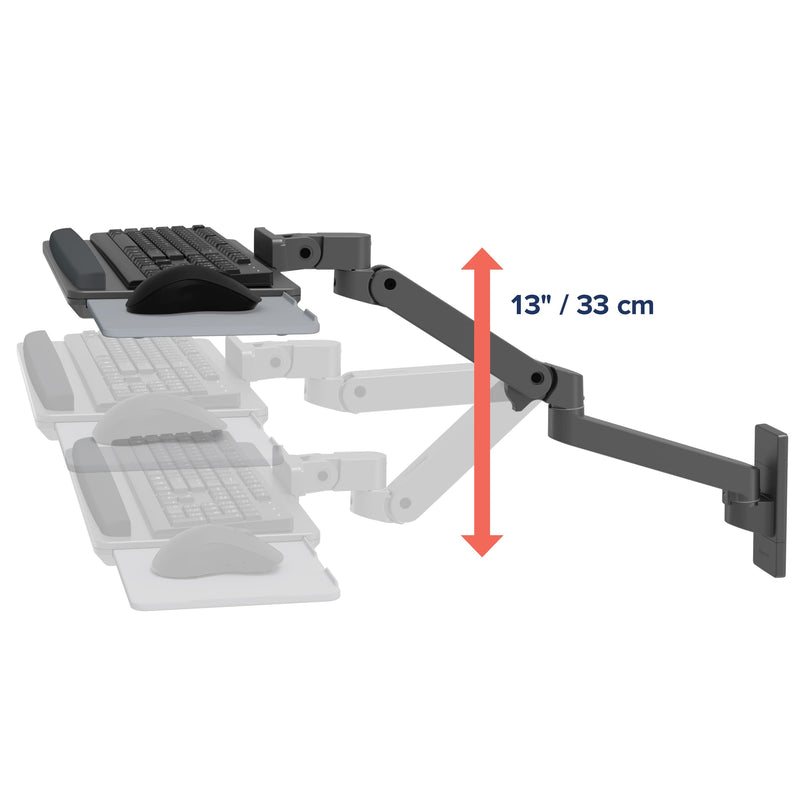 Ergotron LX Pro Wall Keyboard Arm Dark Grey 45-685-293