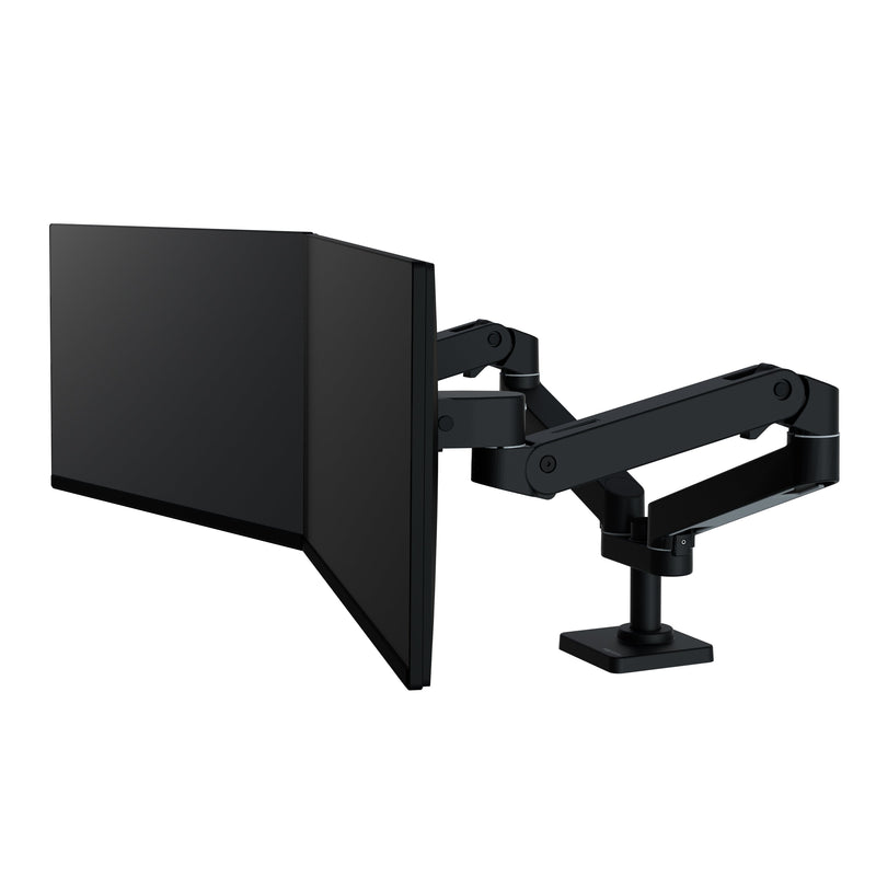 Ergotron LX Pro Dual Side-by-Side Arm Black 45-686-292