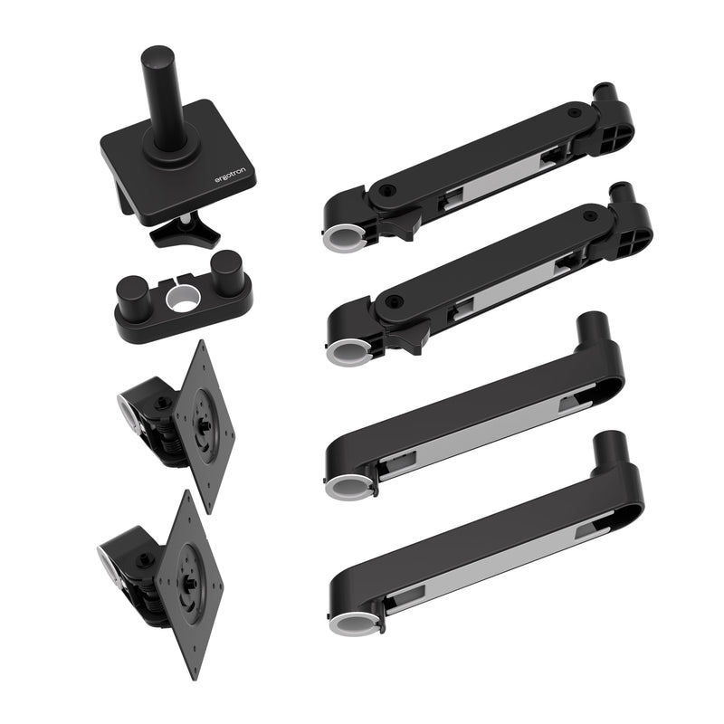 Ergotron LX Pro Dual Side-by-Side Arm Black 45-686-292