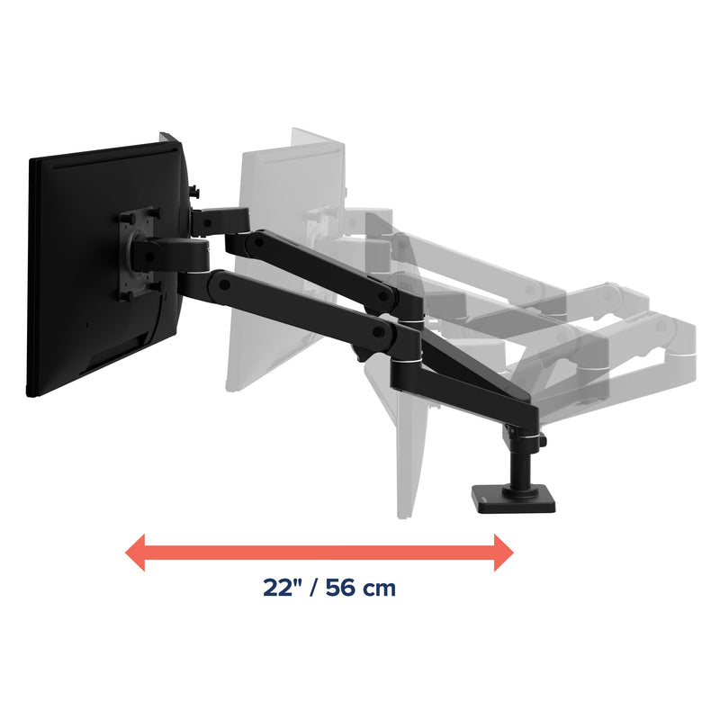 Ergotron LX Pro Dual Side-by-Side Arm Black 45-686-292