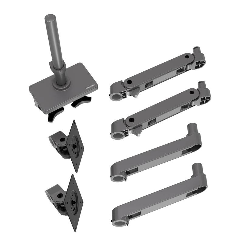 Ergotron LX Pro Dual Stacking Arm Dark Grey 45-690-293