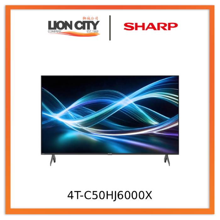 Sharp 4T-C50HJ6000X 50 Inch Google TV