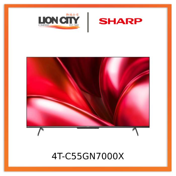 Sharp 4T-C55GN7000X 55 Inch 4K AQUOS Google TV