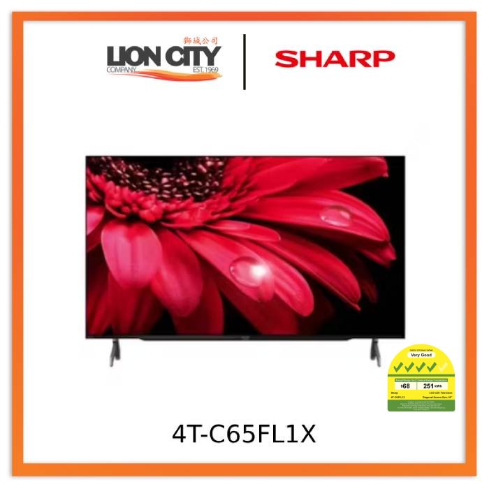 Sharp TV 4T-C65FL1X 65-inch 4K UHD Google TV