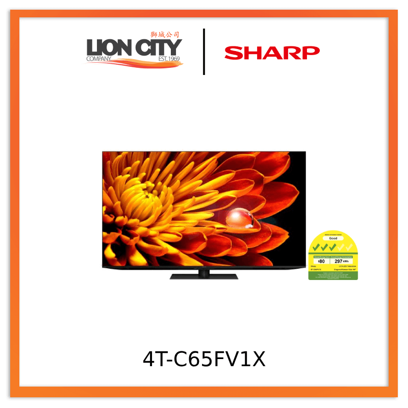 Sharp 65" 4T-C65FV1X 4K Smart TV