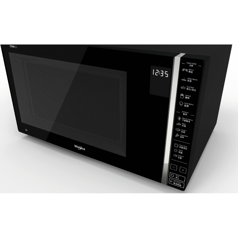 Whirlpool MS3001B 30L Solo Freestanding Microwave Oven Kitchen