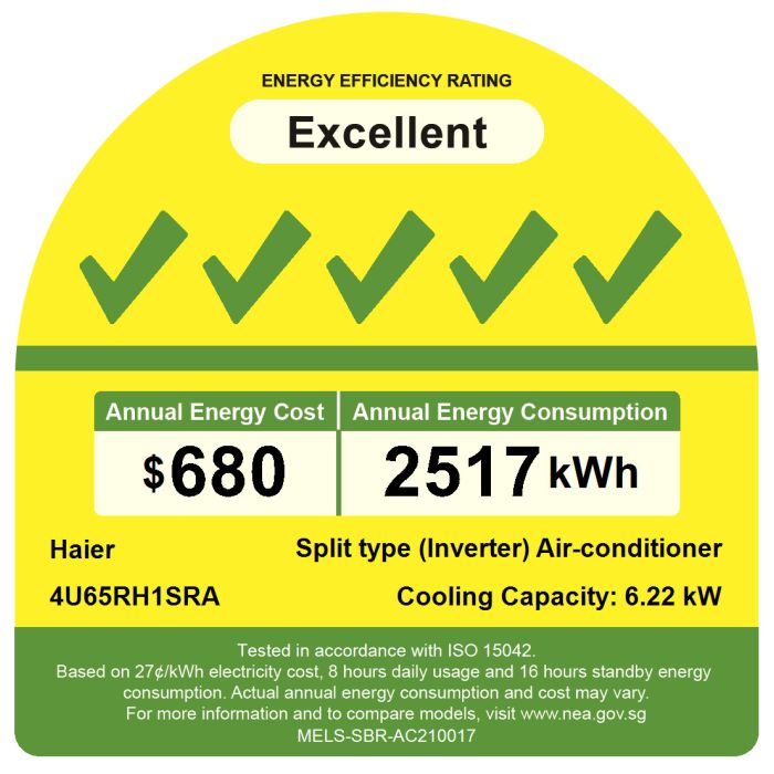 Haier System 3 Air Conditioner 5 Ticks 1x9000-2x12000 BTU