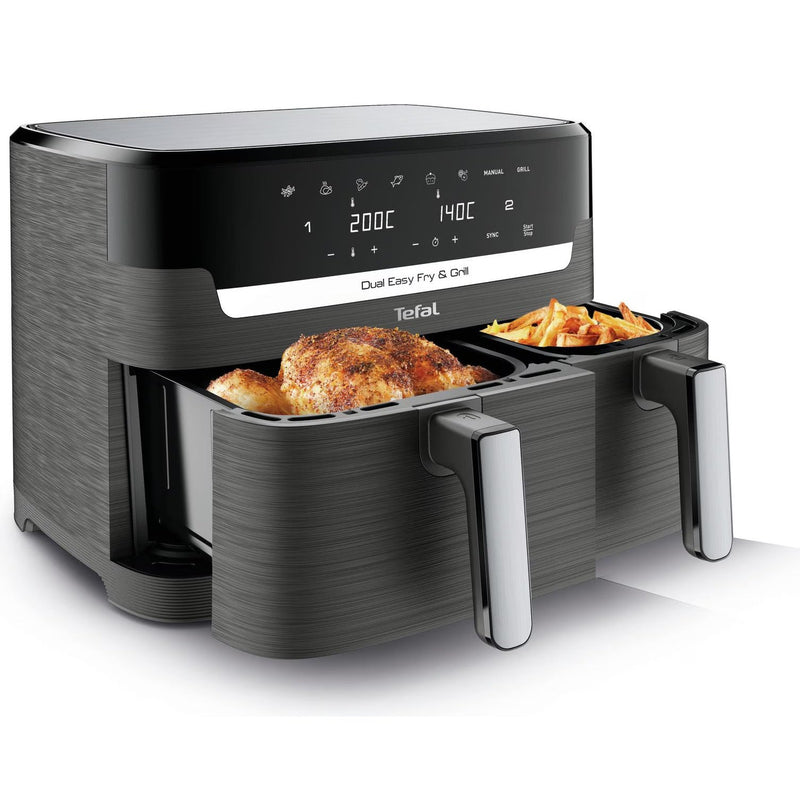 Tefal Dual Easy Fry & Grill 8.3L Twin-Drawer Air Fryer