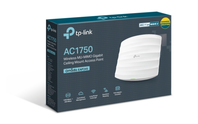 TP-Link Omada EAP245 AC1750 Ceiling Mount Gigabit Wi-Fi Access Point