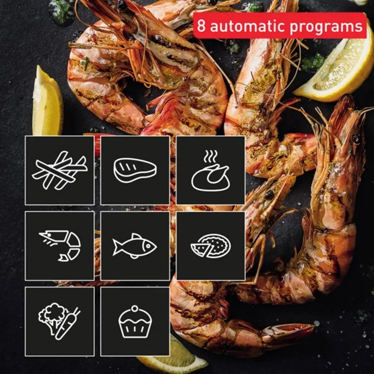 Tefal Easy Fry Mega Digital Air Fryer 7.5L with 8 Preset Programs