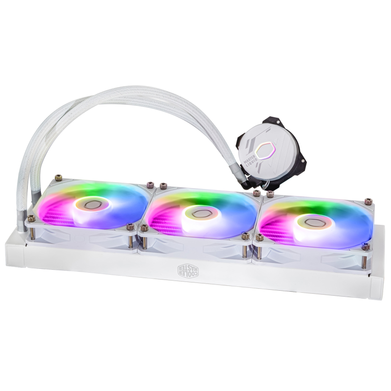 Cooler Master MLW-D36M-A18PZ-RW CM MASTERLIQUID 360L CORE ARGB CPU COOLER -WHITE