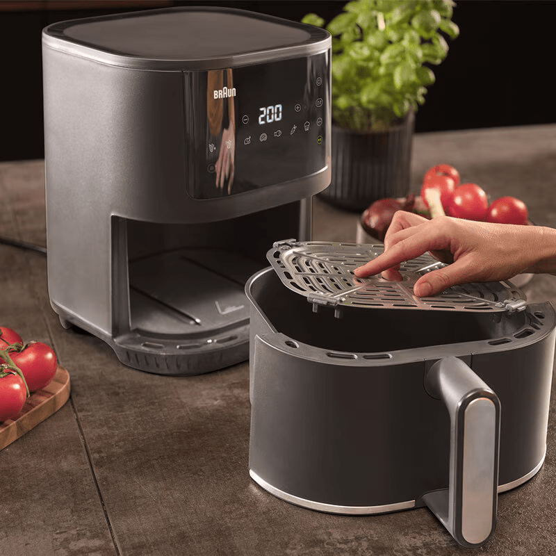 Braun HF3030 MultiFry 3 Digital Airfryer 4.3L High‑Efficiency