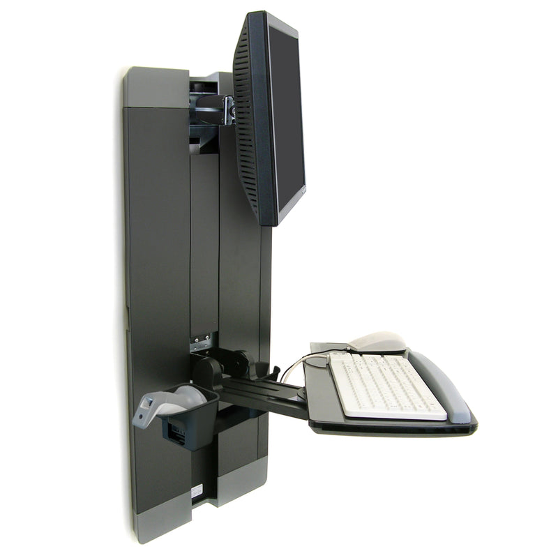 Ergotron StyleView Vertical Lift Patient Room Black