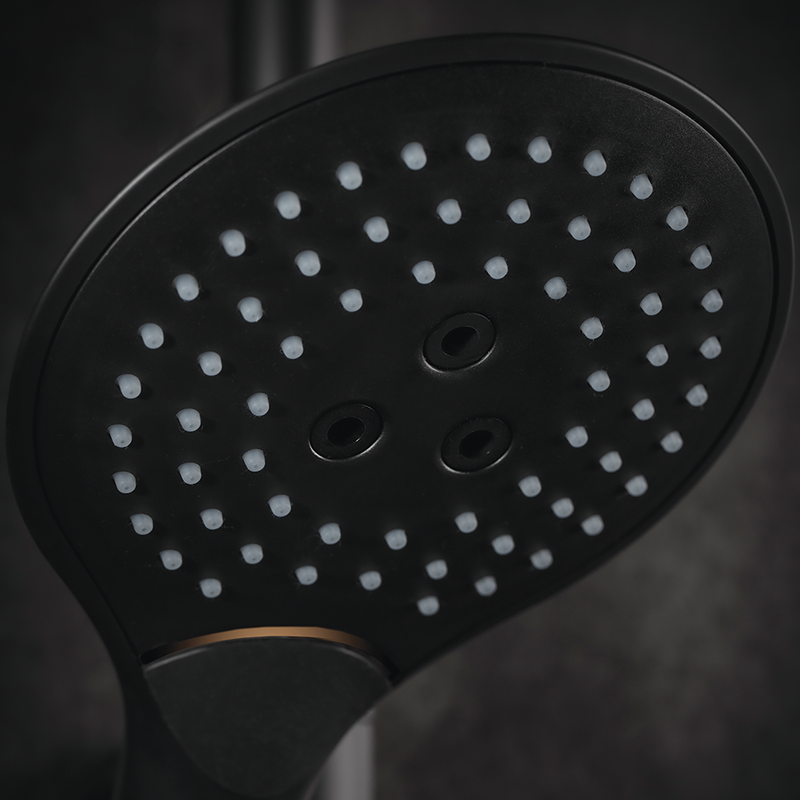 Rubine RSC-THERMO-R31-BK Rainshower Column With Mixer Matte Black