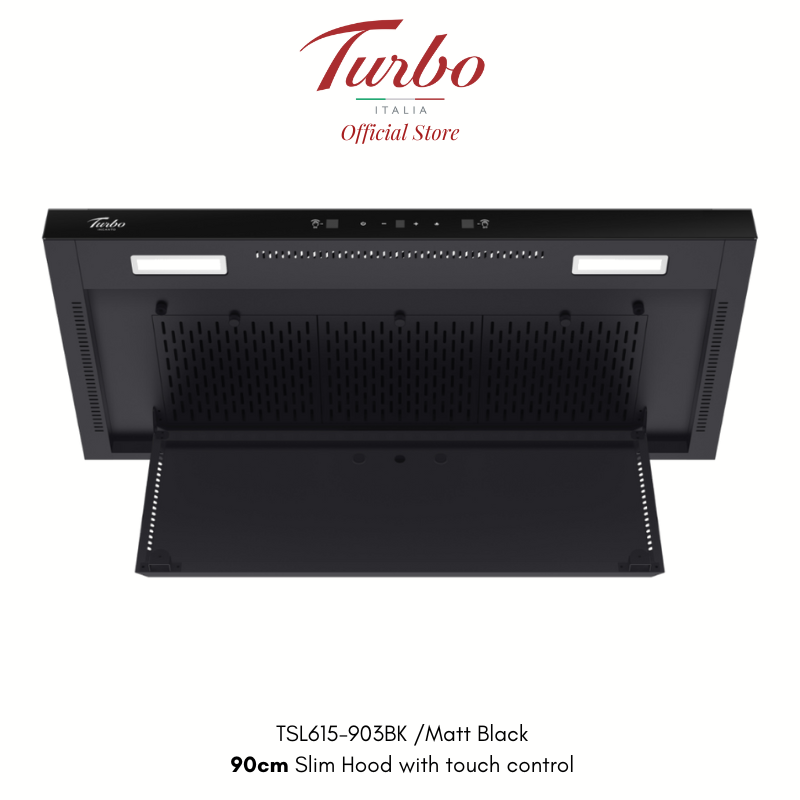 Turbo Italia TSL615-903 Series 90cm Slimline Hood