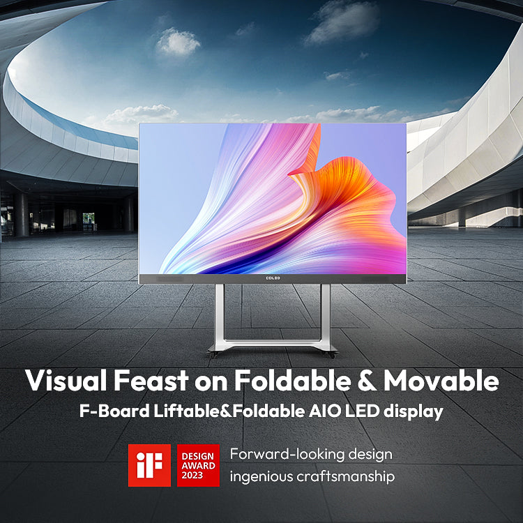 COLED F-Board Foldable Liftable 4K HDR All-in-one Smart LED Display