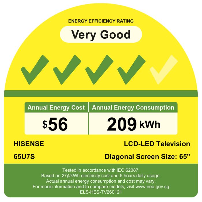 Hisense 65" 4K ULED TV HS65U7S
