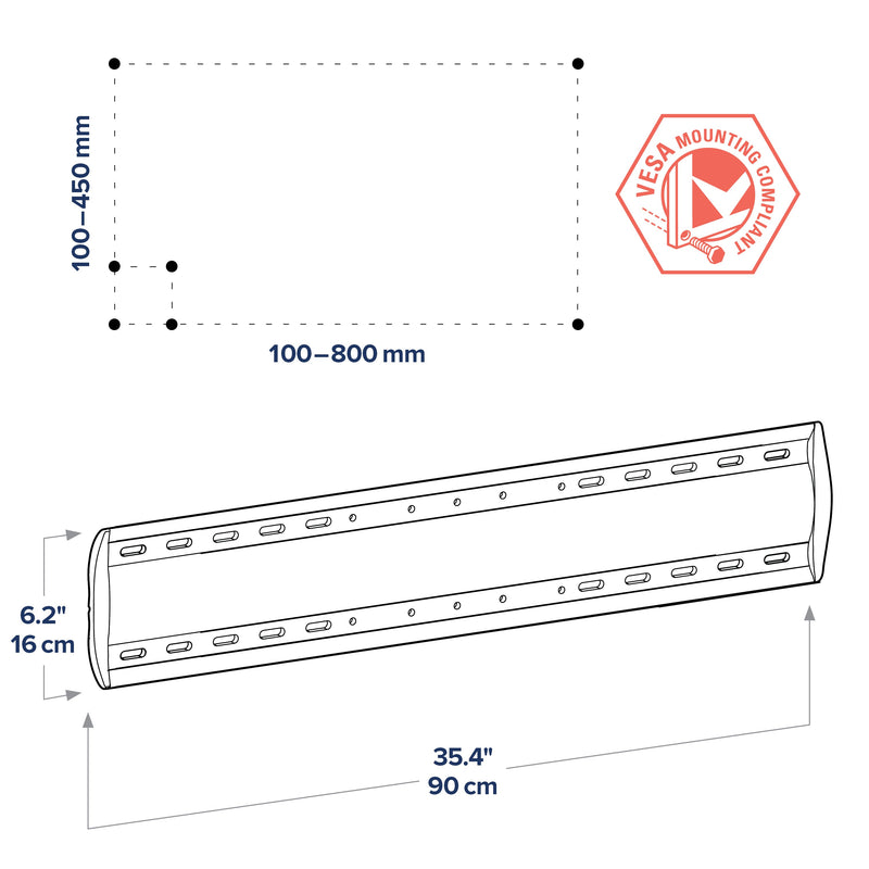 Ergotron WM Low Profile Wall Mount XL Silver 60-602