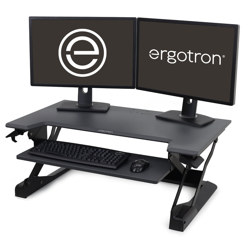 Ergotron WorkFit-TL Sit-Stand Desktop Workstation Black 33-406-085