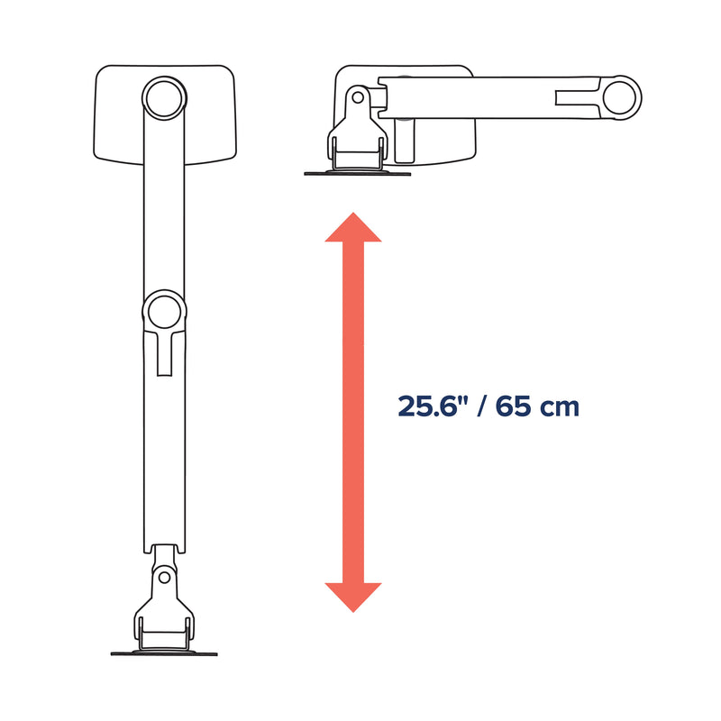 Ergotron LX Dual Stacking Arm White 45-492-216