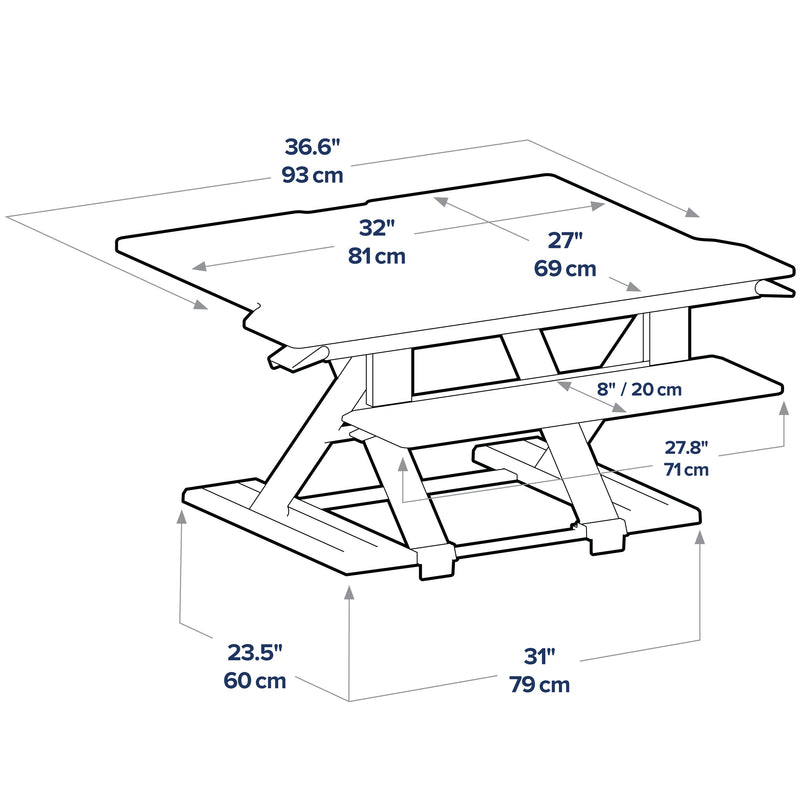 Ergotron WorkFit-TX Standing Desk Converter 33-467-921