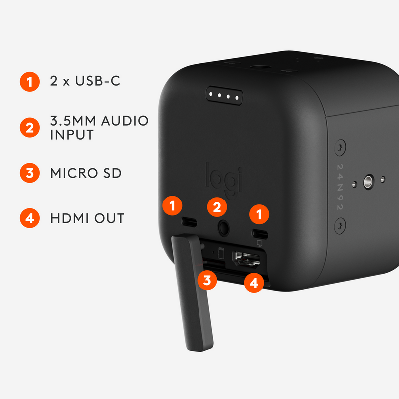 Logitech Mevo Core 4K Micro Four Thirds Live Streaming Camera Graphite