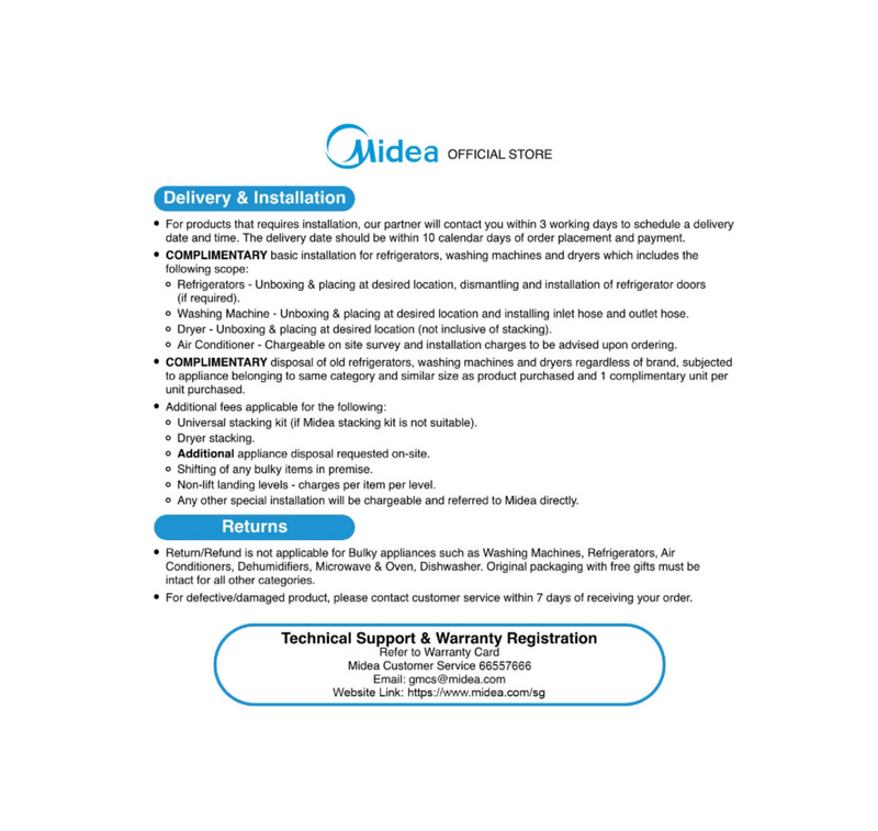 Midea MJR001T Countertop Hot & Ambient Water Dispenser, 1L