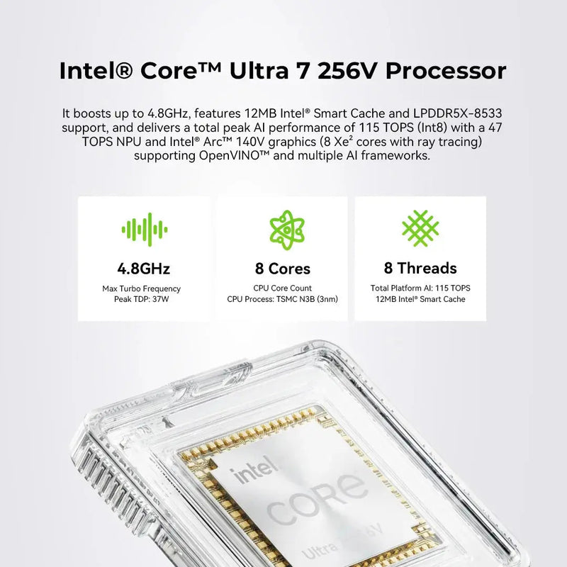 GMKtec NucBox K13 U7-256V 16GB 1TB Mini PC