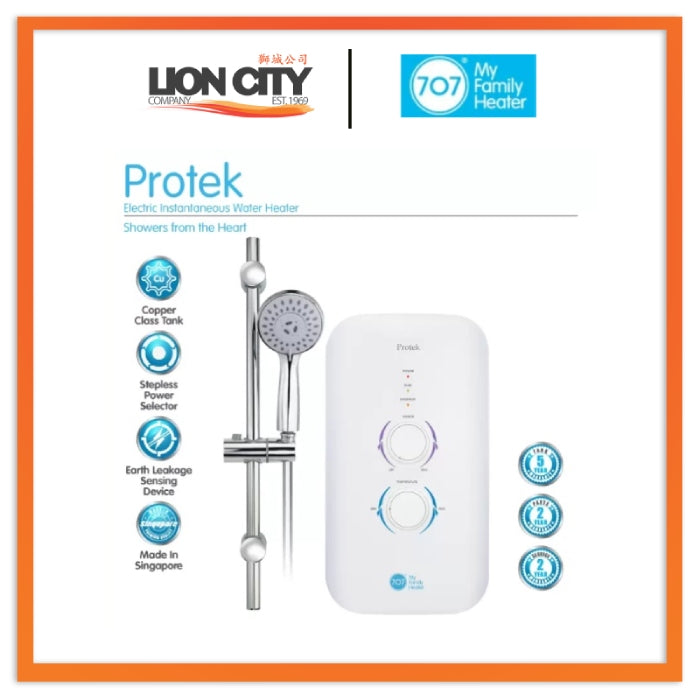 707 Protek Instant Water Heater Lion City Company