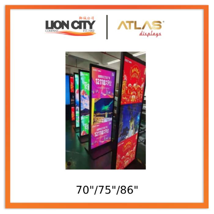 Atlas Full Screen Advertising Display Android 2+32G, Non Touch "Contact for Price"