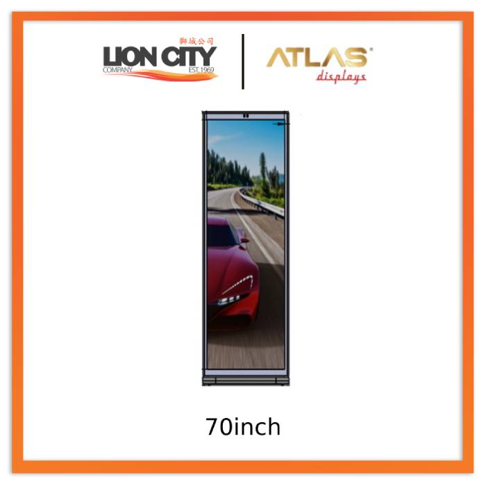 Atlas 70inch IR Touch Stretched Bar Screen