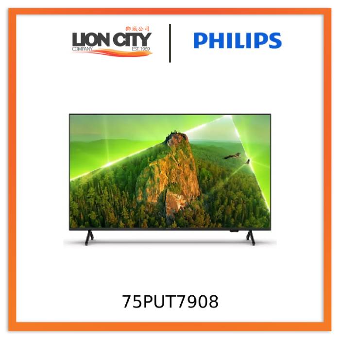 Philips 75PUT7908 75" 4k Uhd Ambilight Google Smart Led TV