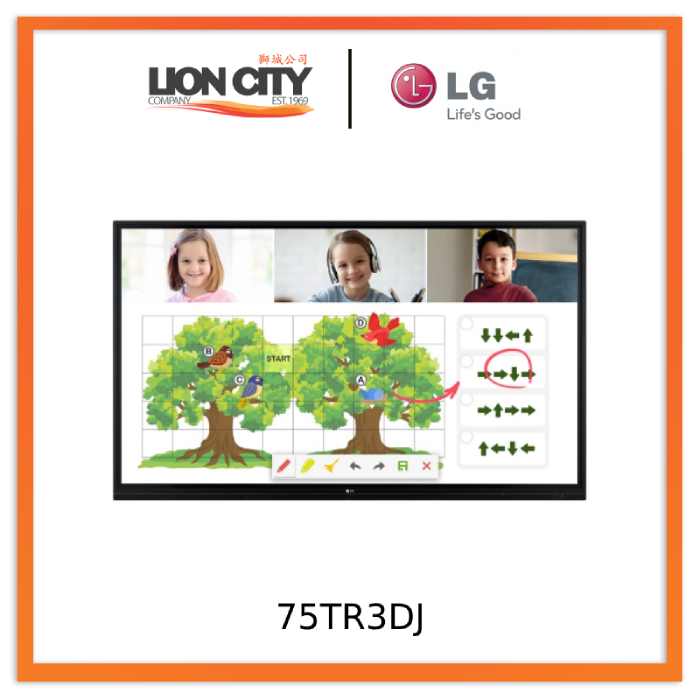LG 75TR3DJ 75" Interactive Digital Board