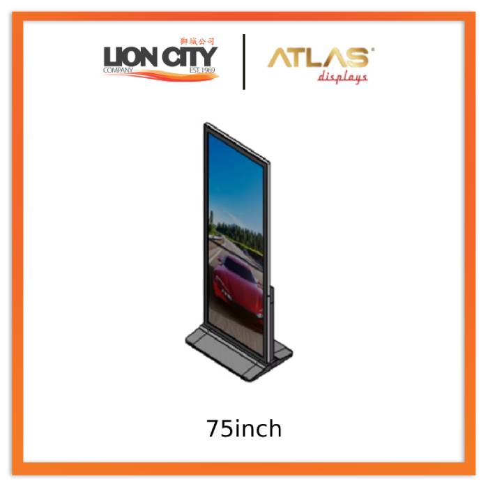 Atlas 75inch IR Touch Stretched Bar Screen