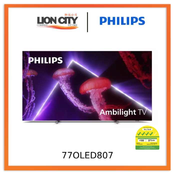 Philips 77OLED807 77" 4K OLED UHD Android TV - Lion City Company