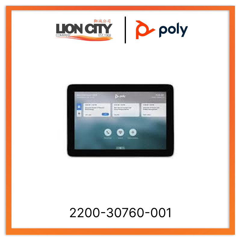 Poly TC8 Touch Control for G7500, Studio X30 & Studio X50 (P020) 8" Video Conferencing