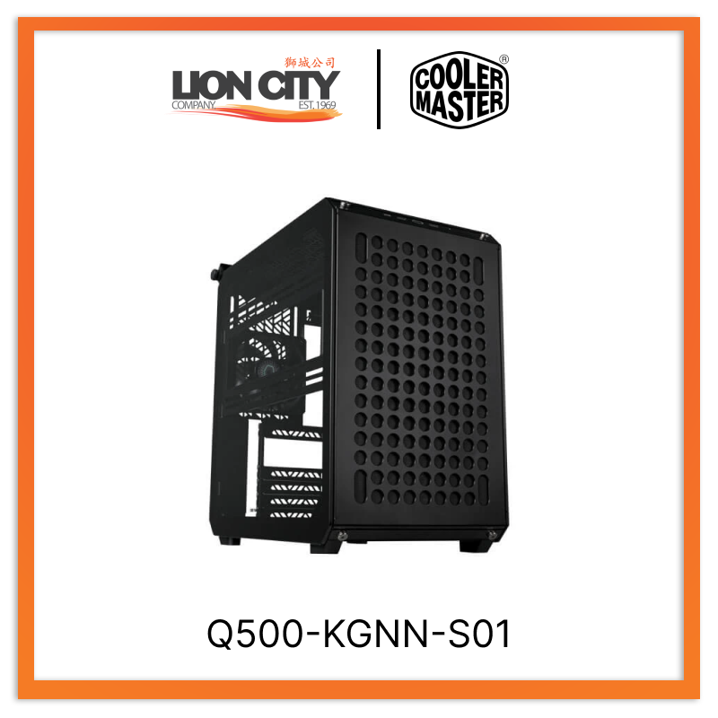 Cooler Master Q500-KGNN-S01 Cm Qube 500 Atx Case With T.G - Black