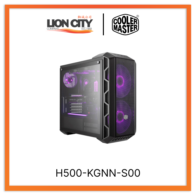 Cooler Master H500-KGNN-S00 CM HAF500 Argb Case With T.G