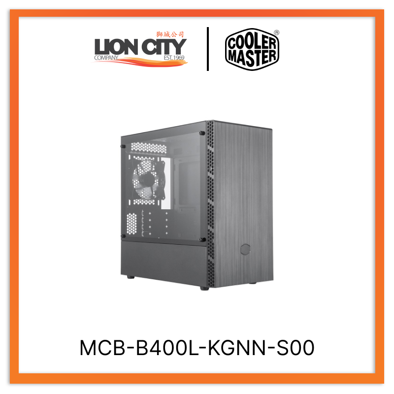 Cooler Master MCB-B400L-KGNN-S00 CM Masterbox MB400L M-Atx Case With T.G