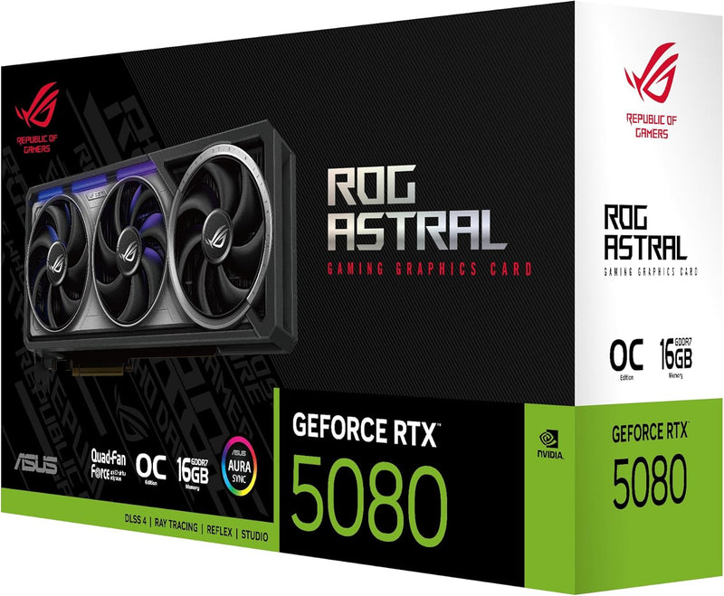 ASUS ROG GeForce RTX 5080 Gaming Card