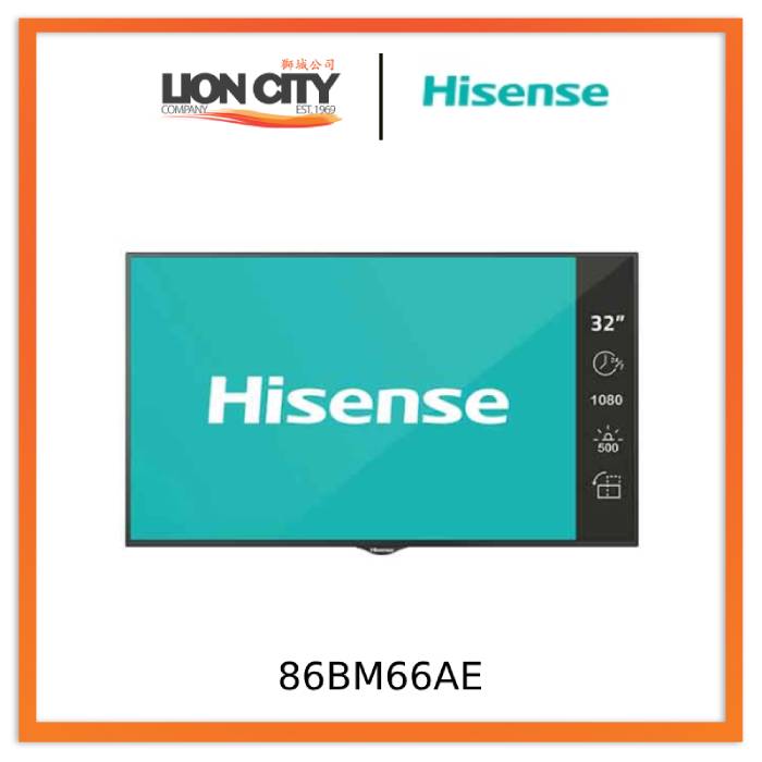 Hisense 86BM66AE 86” 4K UHD Digital Signage Display