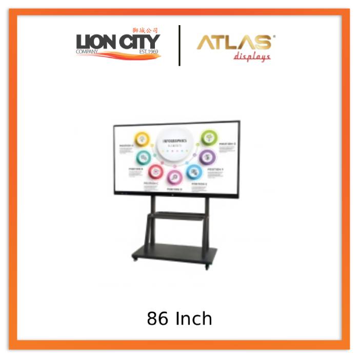 Atlas 86" Interactive Whiteboard