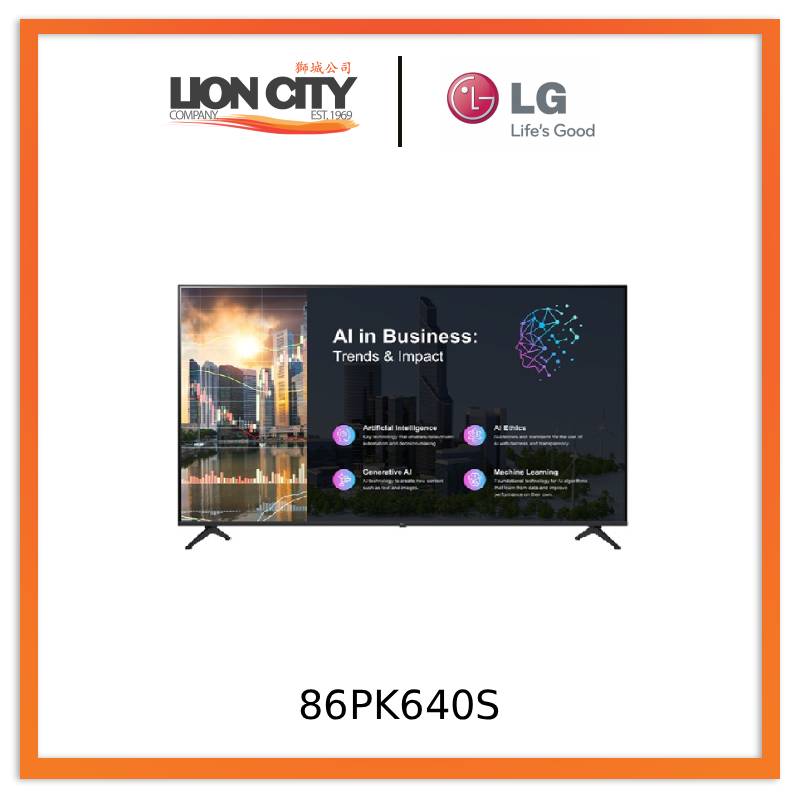 LG 86PK640S 4K UHD TV Signage
