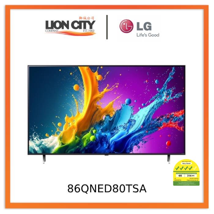 LG 86QNED80TSA QNED 86" 4K Smart TV