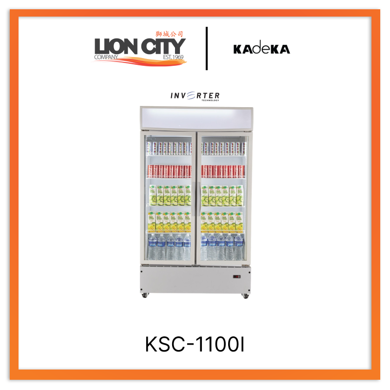 KADEKA KSC-1100I Upright Chiller Showcase 2 Doors