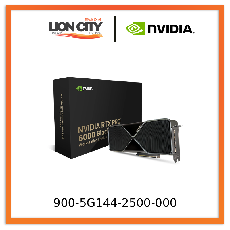 NVIDIA RTX PRO™ 6000 Blackwell Workstation Edition 900-5G144-2500-000
