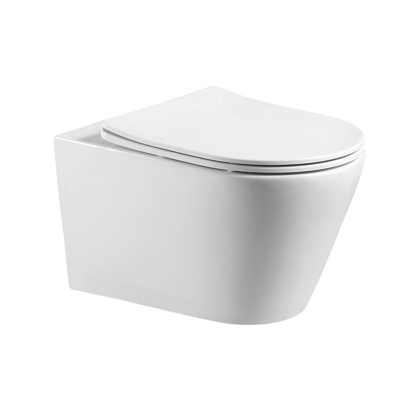 Rubine PF-306P07 Wall-Hung Toilet White