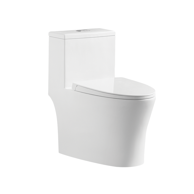 Rubine PN-105P07 One-Piece Toilet White