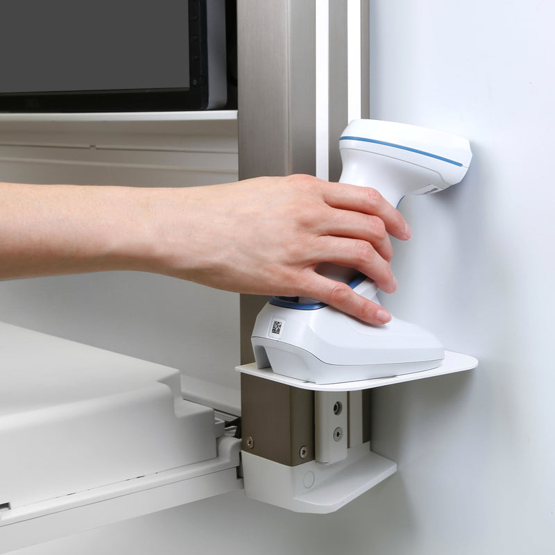 Ergotron CareFit Enclosure Horizontal Scanner Bracket Snow White